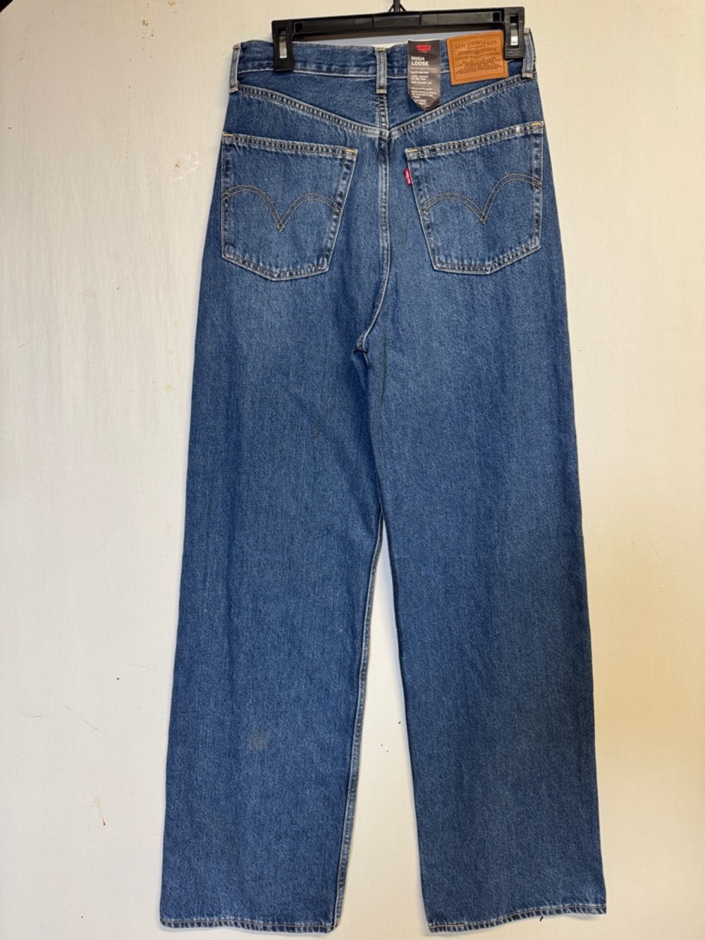 Levi's High Loose Women’s Blue Jeans Size 27/33 - Picture 5 of 16